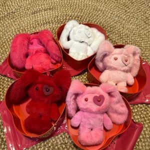 CJ Hendry Juju Valentine Limited Edition Compete Set of 5 Plush